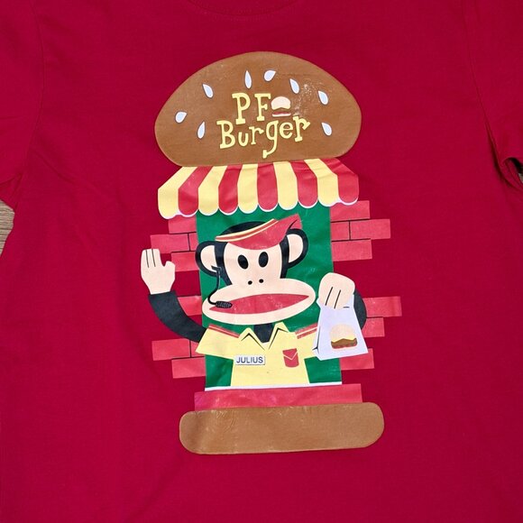 Paul Frank The Collection PF Burger Children's Unisex Tee Shirt NWT Size Small - Picture 2 of 9